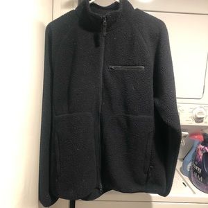 Everlane ReNew Fleece Zip- Dark Navy